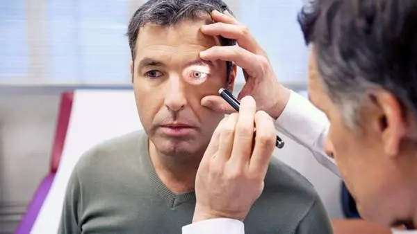 تشخیص علت چشم درد